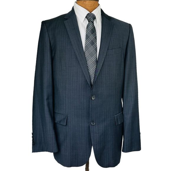 Hugo Boss Amaro/Heise Gray Men's Blazer size 44R US 100% Wool Suit Jacket